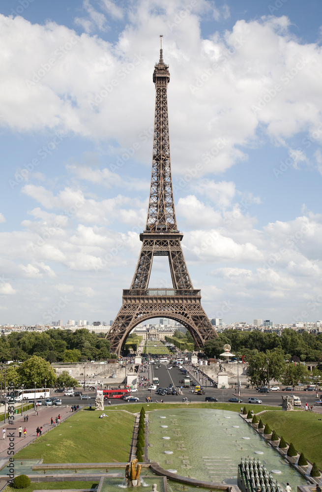 Paris - Eiffel tower from trocadera