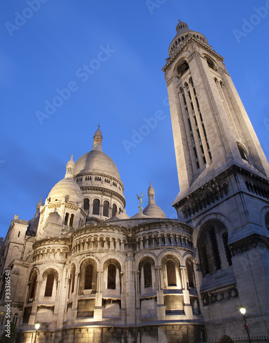 Paris - Sacre-couer in evening