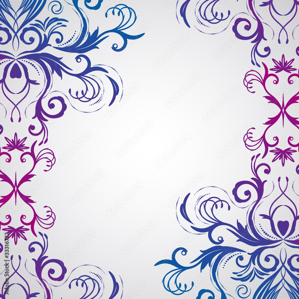 Abstract floral background with oriental flowers. Abstract floral background with oriental flowers.