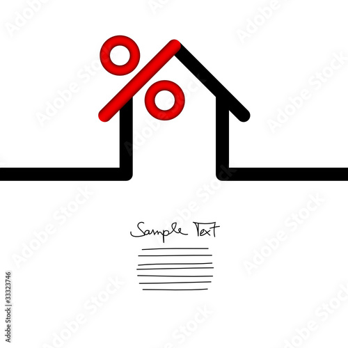 House Percent Background