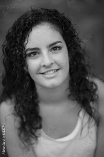 Headshot of a beautiful girl