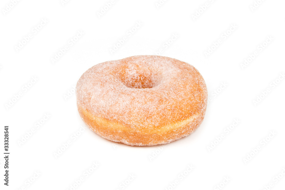 Sugar Ring Donut Isolated on a White Background Sugar Ring Donut Isolated on a White Background