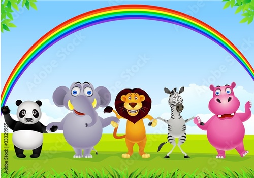 Fototapeta Naklejka Na Ścianę i Meble -  Animal cartoon