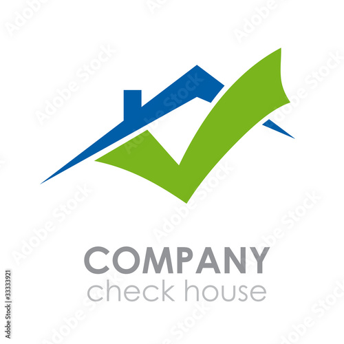 Logo check house # Vector