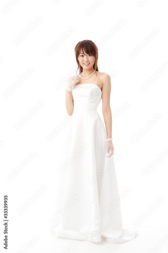 beautiful asian woman wearing wedding dress beautiful asian woman wearing wedding dress
