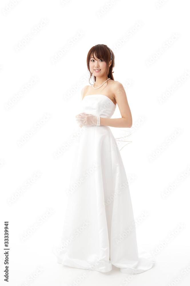 beautiful asian woman wearing wedding dress beautiful asian woman wearing wedding dress