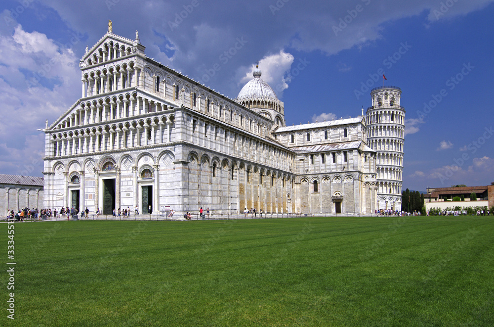 Die Postkarte vom Torre pendente di Pisa