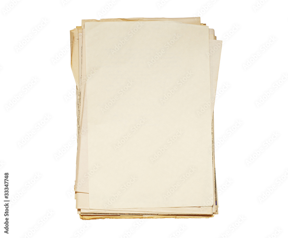 Pack of old papers Pack of old papers