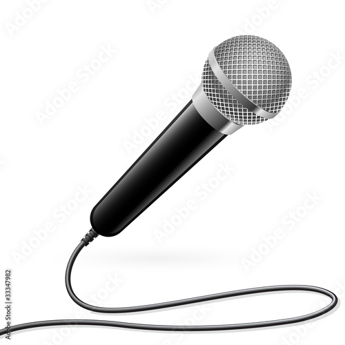Papier peint singes - Papier peint Microphone for Karaoke
