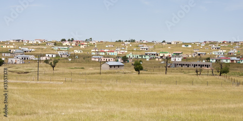 Shacks in Transkei South Africa corrigated iron homes photo