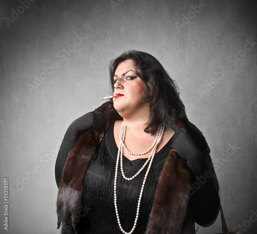 Foto Snobbish woman