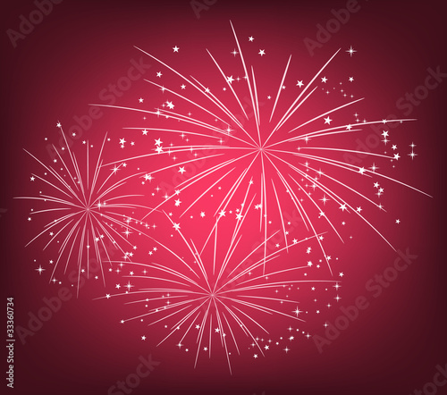 Starry firework
