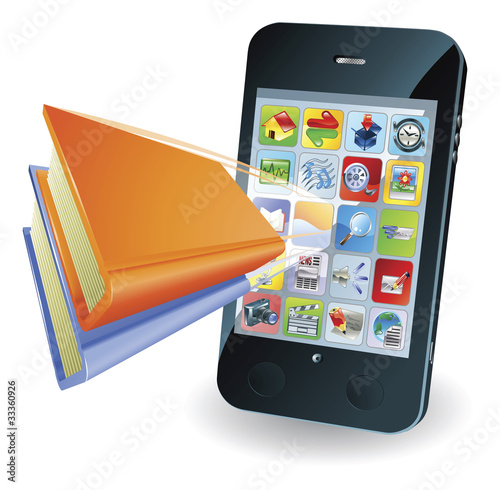 Smartphone book concept