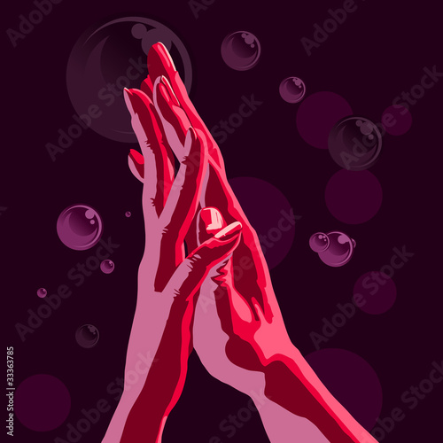 lovers' hands