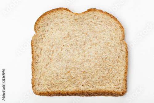 Foto A slice of whole wheat bread