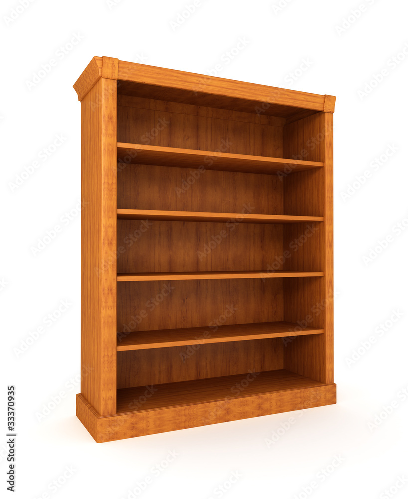 wooden cabinet isolated over white background wooden cabinet isolated over white background