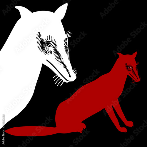 fox vector illustration