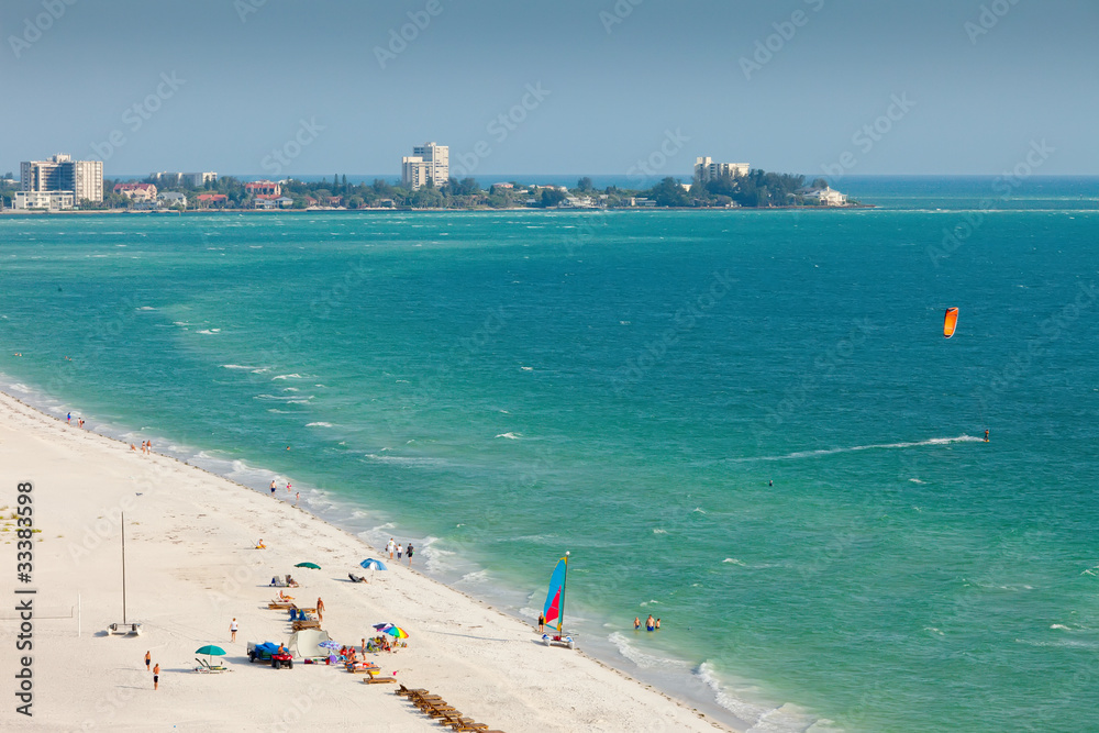 Lido Beach in Siesta Key, Sarasota, Florida