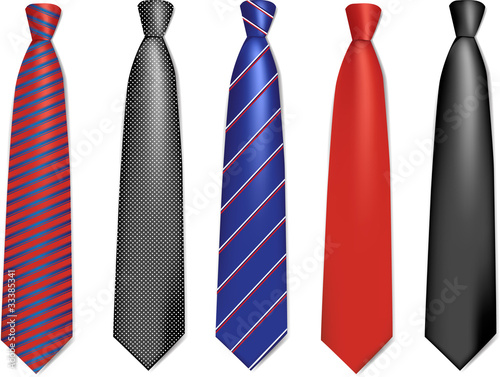 Neck ties collection.