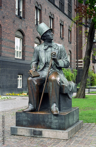 Andersen statue, Copenhagen, Denmark