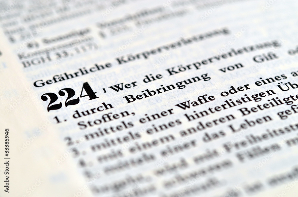 Gefährliche Körperverletzung im Strafgesetzbuch Gefährliche Körperverletzung im Strafgesetzbuch