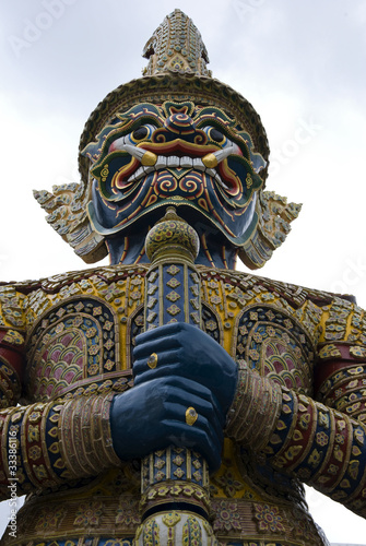 Giant Statue in Wat Phra Kaew © sittitap