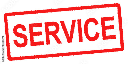 SERVICE stamp