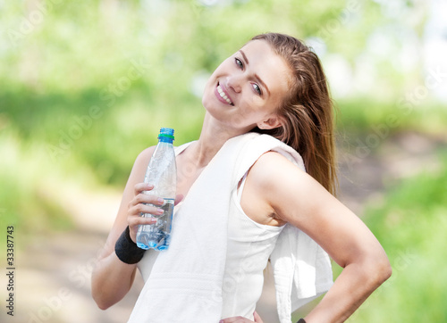 sporty woman