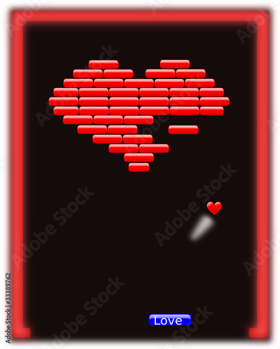 Heart Brick breaker