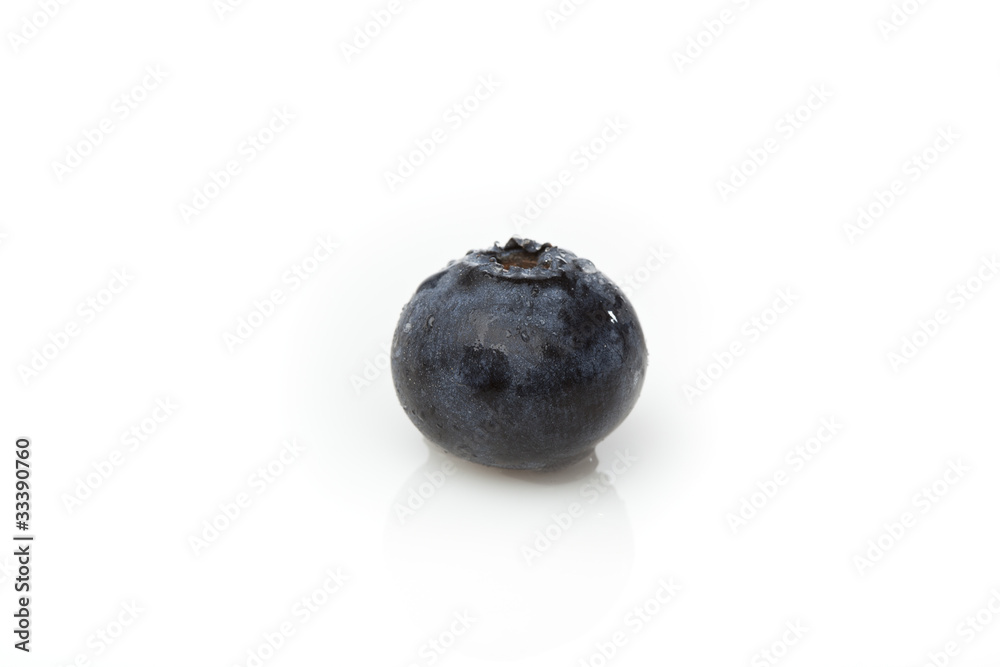 A fresh blueberry A fresh blueberry