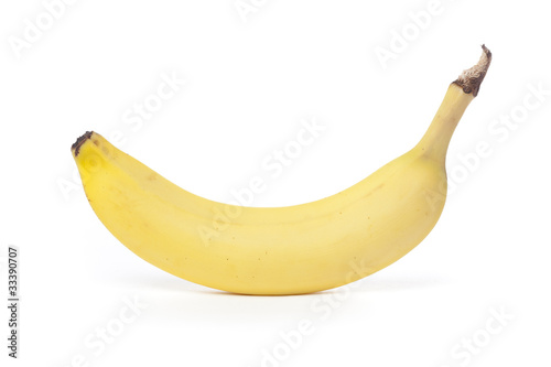 A fresh yellow banana