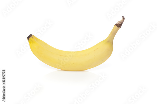 A fresh yellow banana