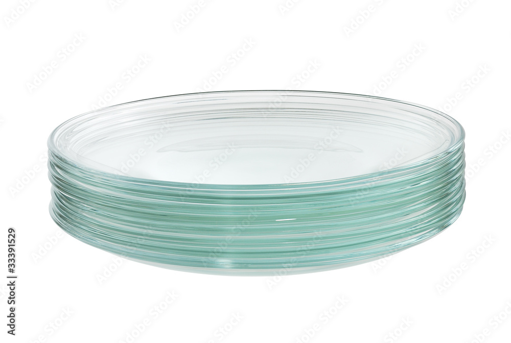 Stack of glass plates Stack of glass plates