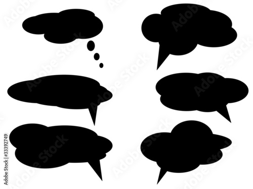 Gedanken - Sprechblasen