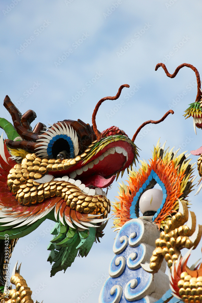 Fototapeta premium Dragon statue.