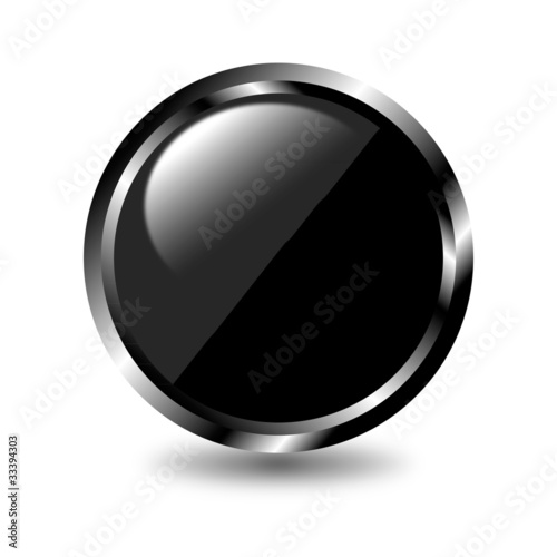 Black web button