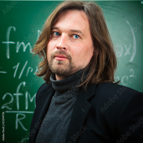 thoughtful professor photo