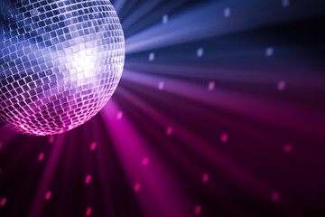 party lights disco ball
