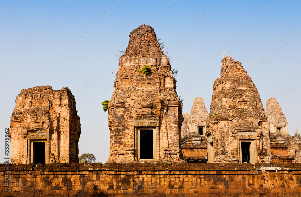 Ruined Pre Rup Temple in Angkor, Cambodia