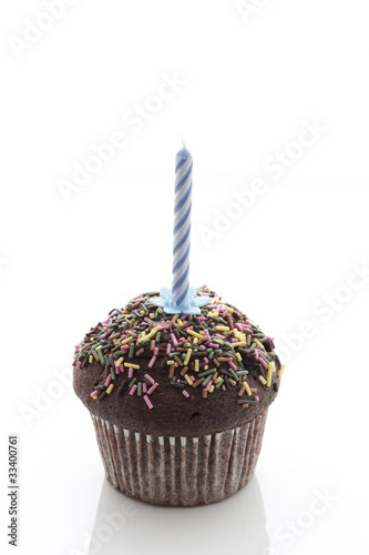 Muffin anniversaire photo