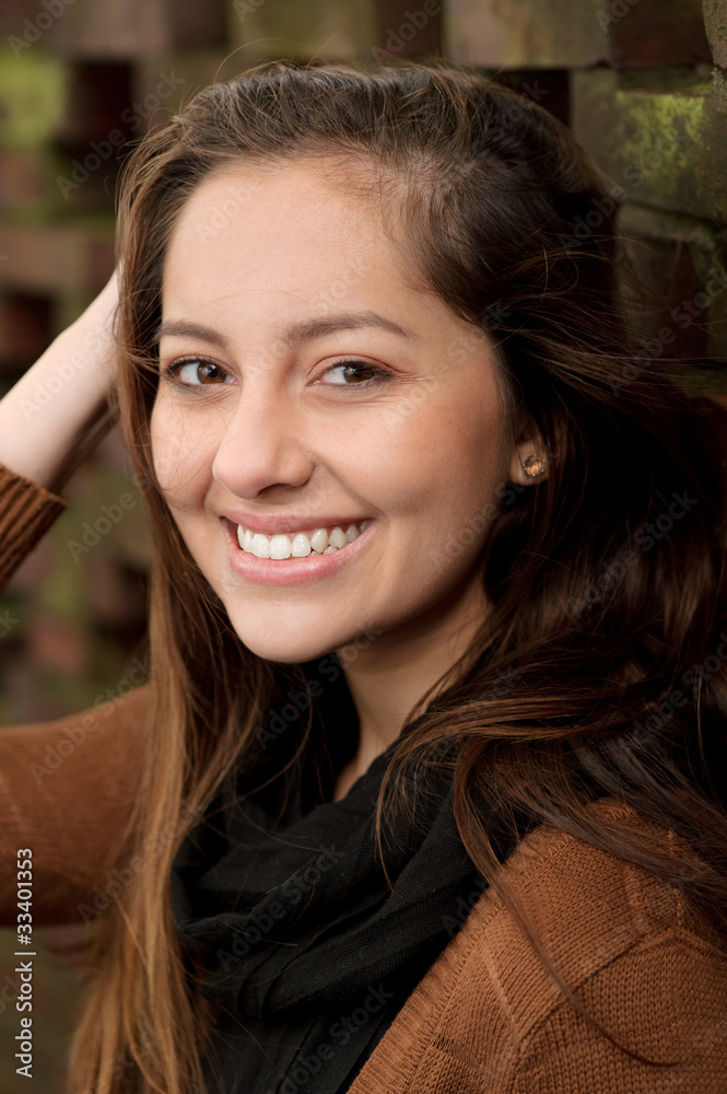 Smiling young woman Smiling young woman