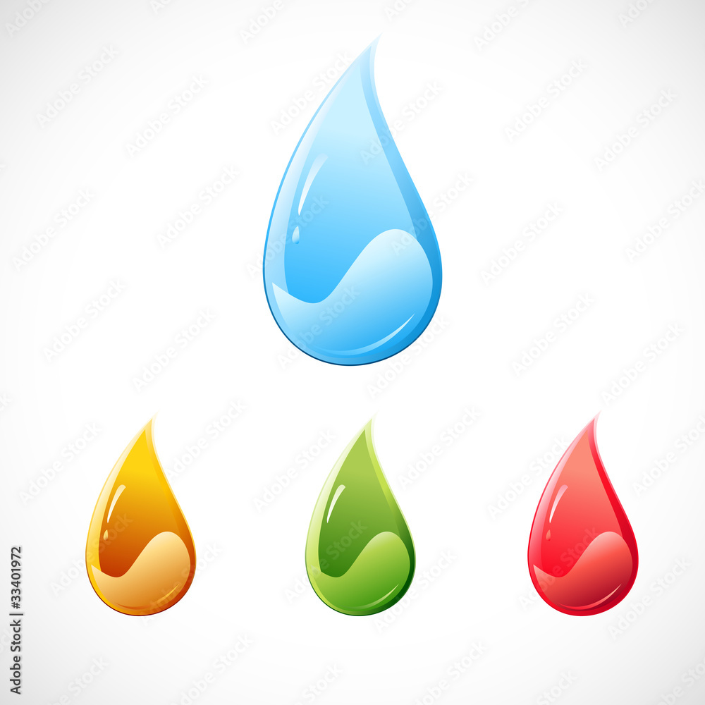colorful drops colorful drops