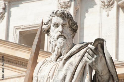 Statue of St.Peter outside The Vatican