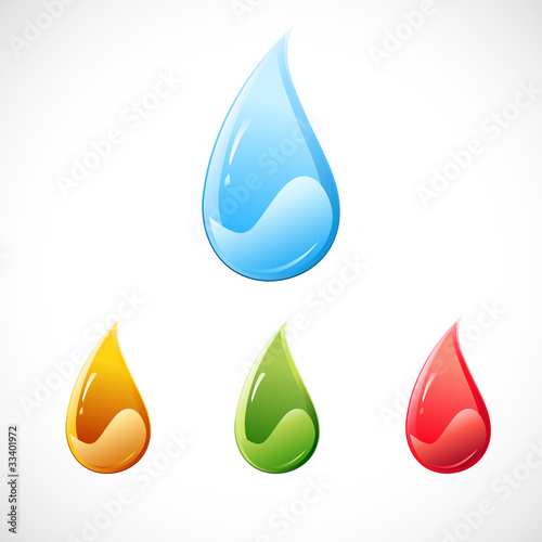 colorful drops