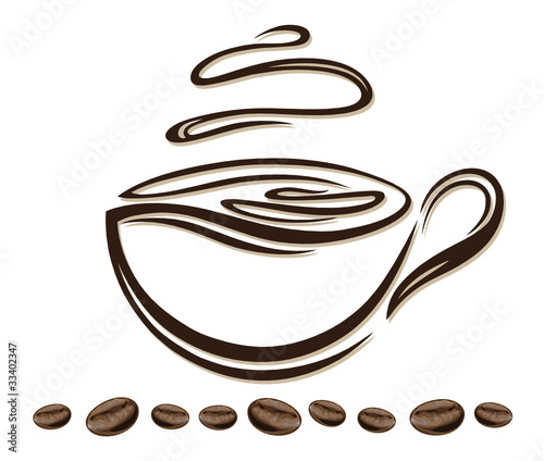 Kaffee, coffee, Kaffeetassen, Kaffeebohnen, cafe