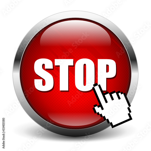 red STOP button