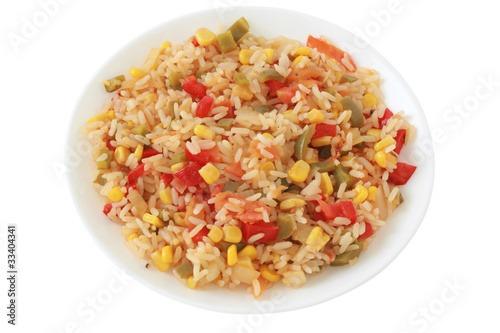 rice with vegetables