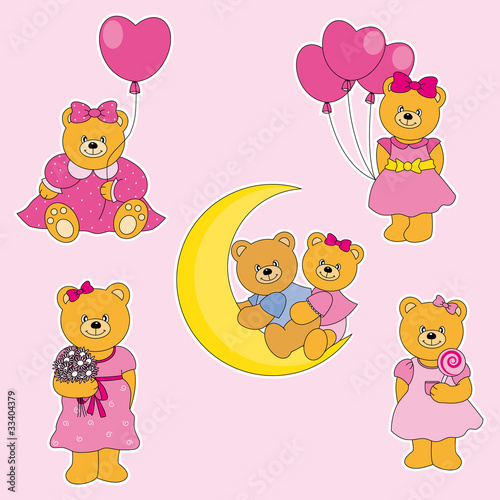 Stickers de osos
