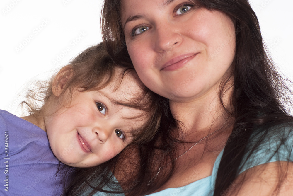 happy mom and her child happy mom and her child