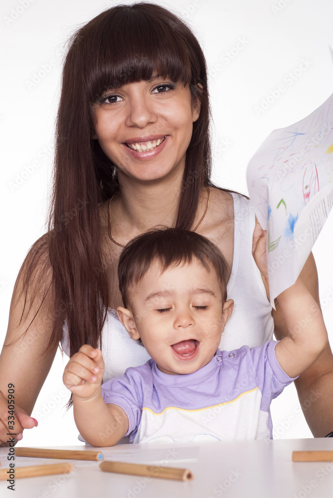 happy family drawing